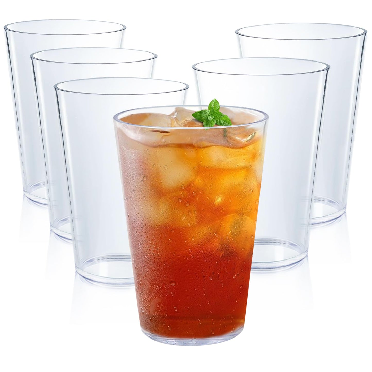 32 OZ Large Plastic Cups Reusable