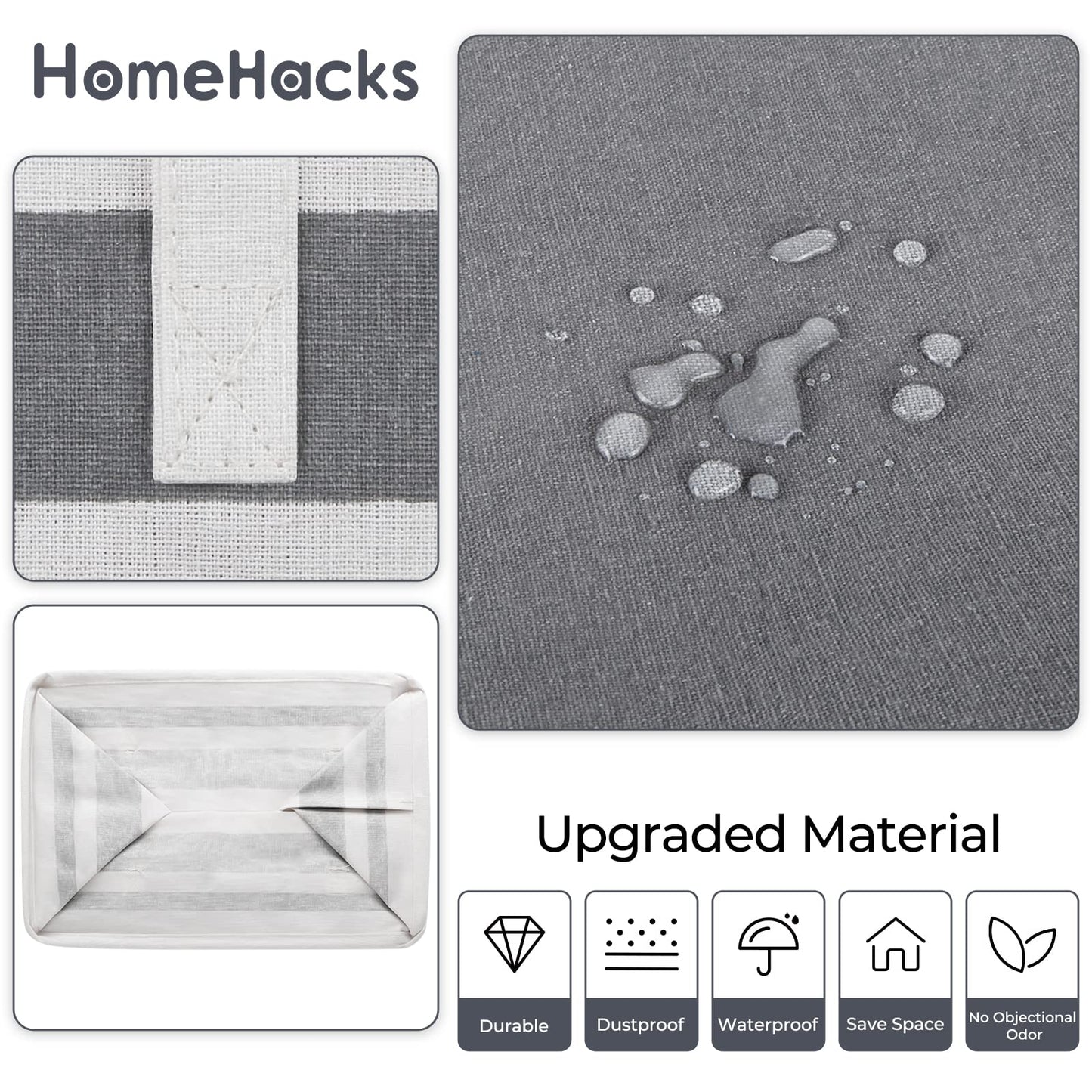 HomeHacks 2-Pack Large Laundry Basket