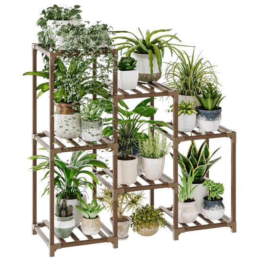 Bamworld Plant Stand Indoor Plant Shelf Outdoor